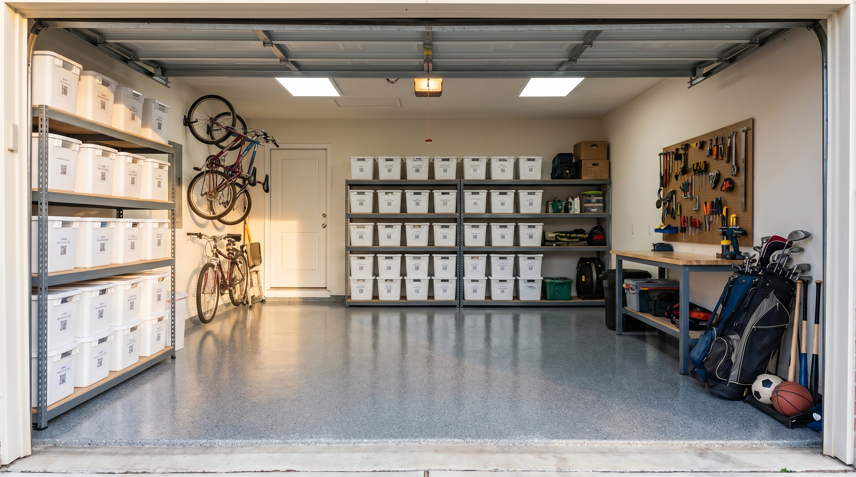 Organized garage after Cleared Garage Co.